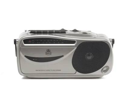 GPO radio/cassetterecorder W09401